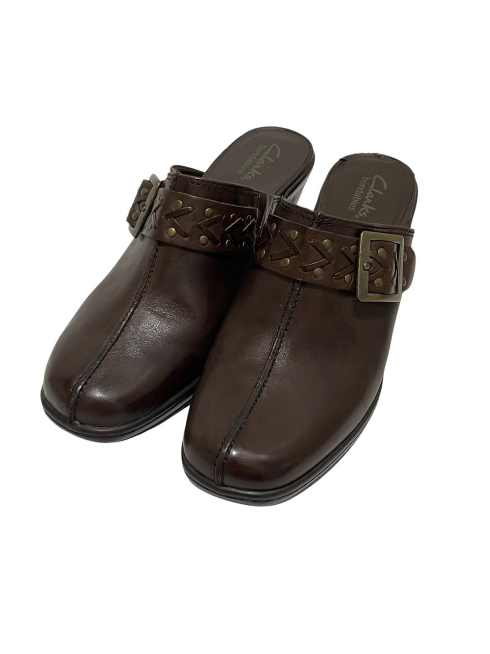 Clarks Women’s Size 8.5 US
Bendables Brown Leather Slip On Comfort Mules 83545 - Picture 5 of 16